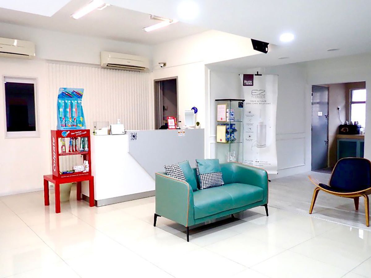 Dental Clinic Interior Reception in Taman Connaught