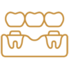 Dental bridge icon